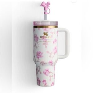 THE STANLEY X LOVESHACKFANCY QUENCHER - RIBBON ROSA | 40 OZ